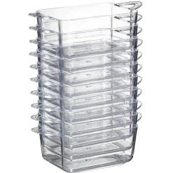 Gifi Verrine x50 + mini-cuillère x50 réutilisable transparent| Vaisselle Et Accessoires De Table