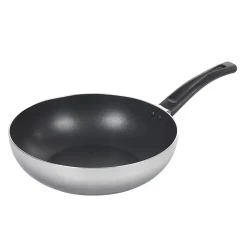 Cuisson<Gifi Wok aluminium ø 28 cm