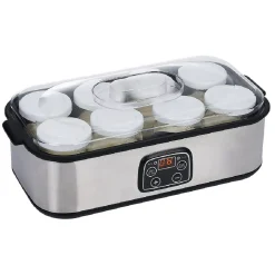 Petit Électroménager<Gifi Yaourtière 8 pots en aluminium gris